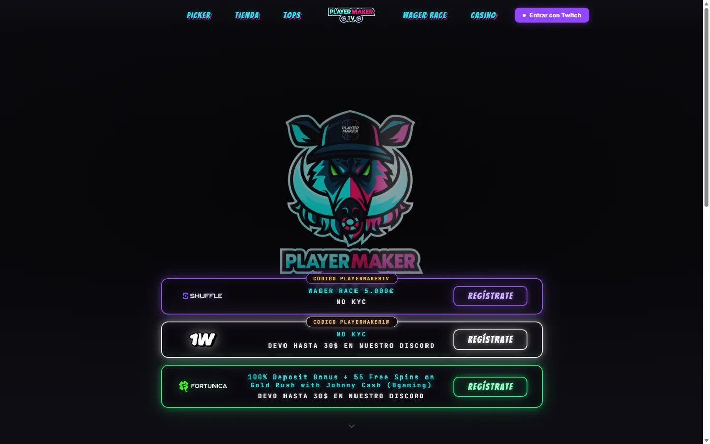 PlayerMaker TV — Portada